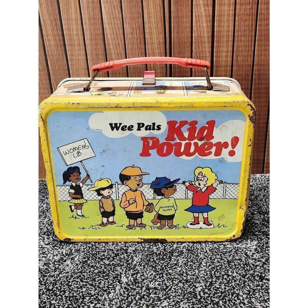 Vintage 1973 Wee Pals Lunch Box RETRO COLLECTIBLE  #A83